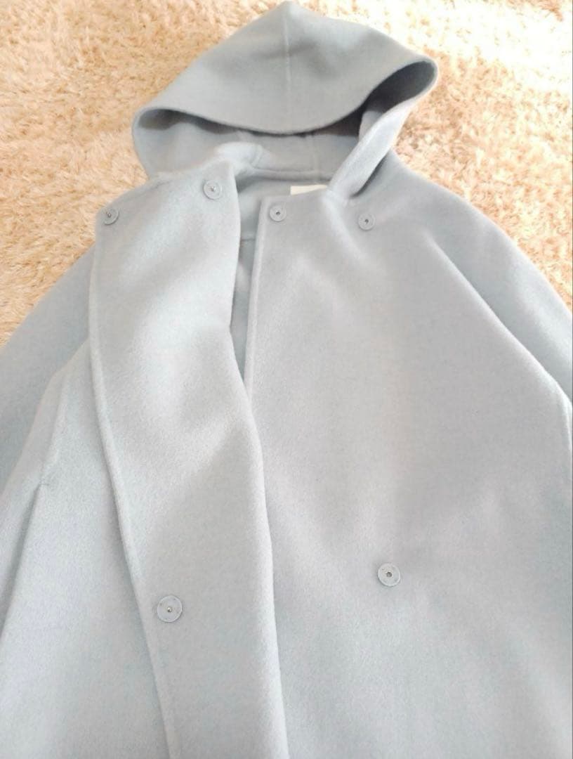 Ballsey プレミアムウールリバーフーデットショートコート