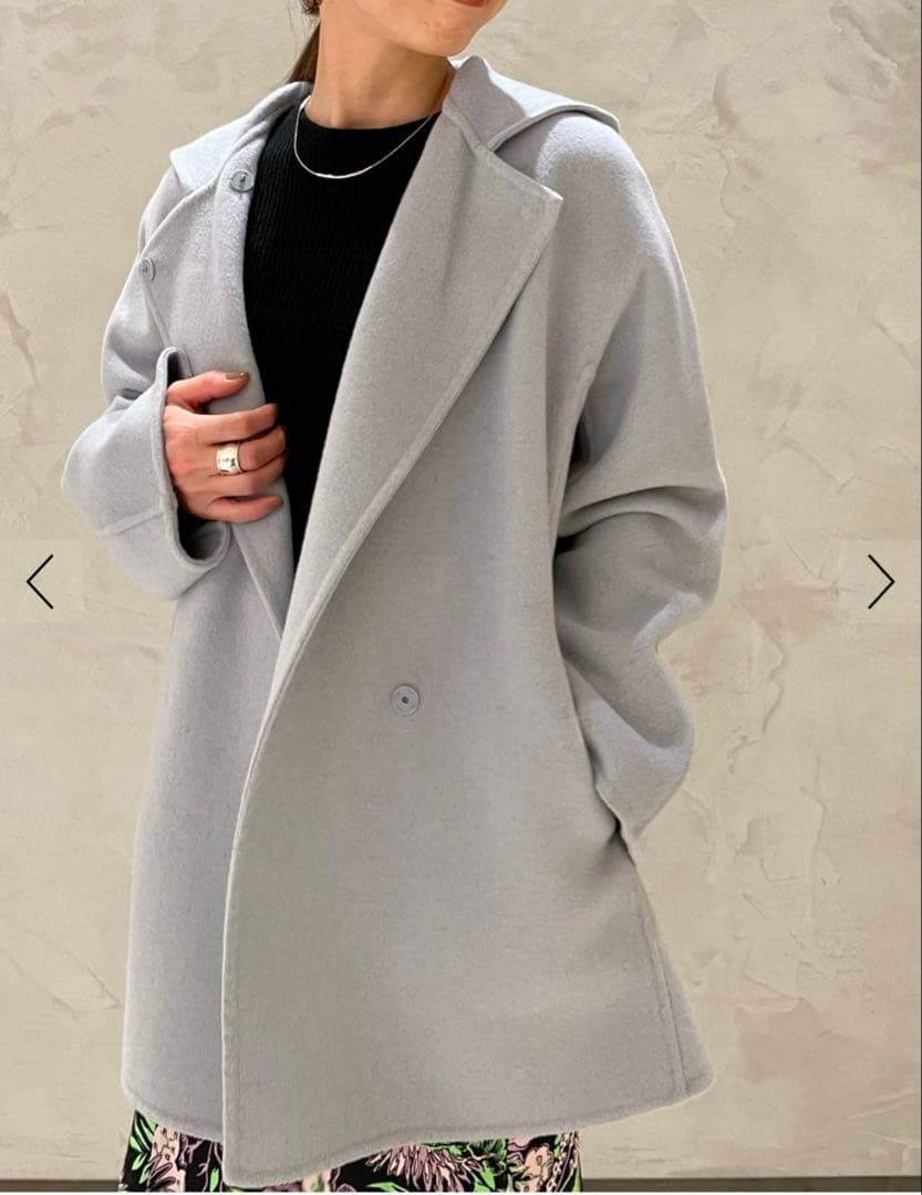 Ballsey プレミアムウールリバーフーデットショートコート