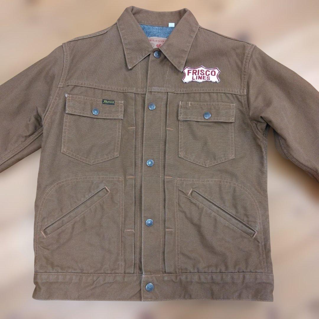 【美品】PHERROW'S　コットンダックワークジャケットM