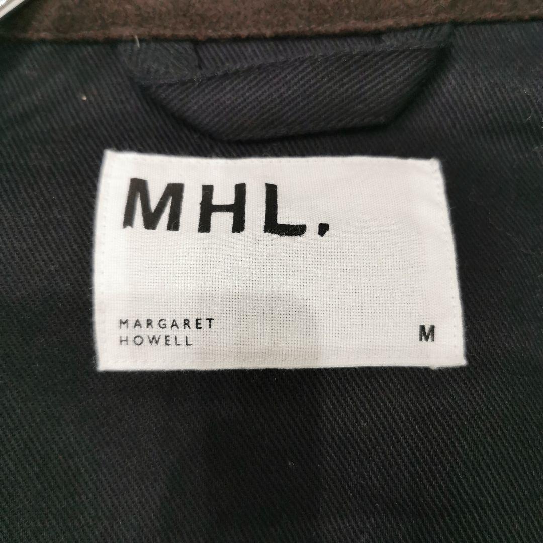 MHL.マーガレット ハウエル メルトン カバーオールジャケット ブラウン M