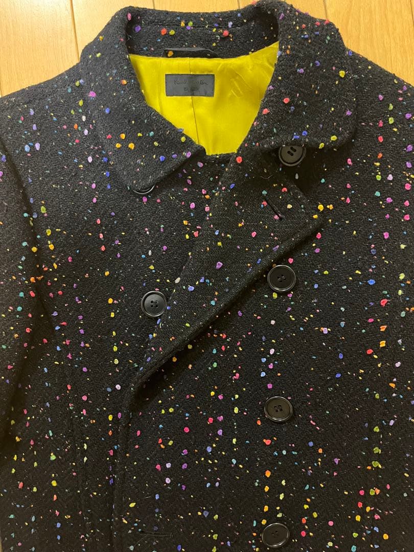 （極美品）Paul Smith BLACK ダブルブレスト チェスターコート