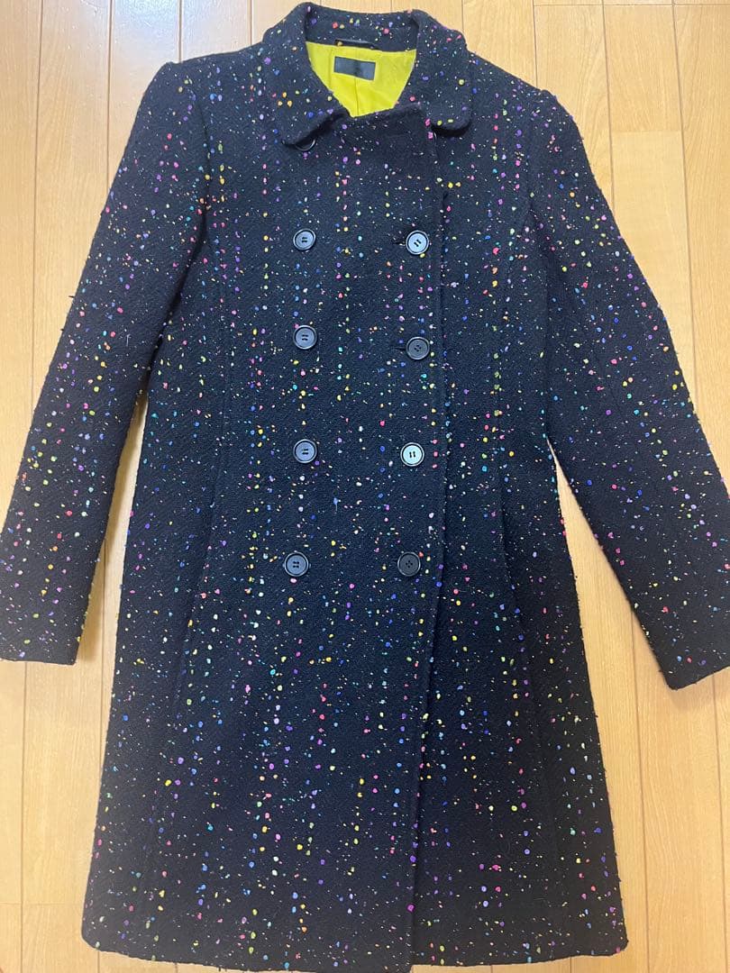 （極美品）Paul Smith BLACK ダブルブレスト チェスターコート