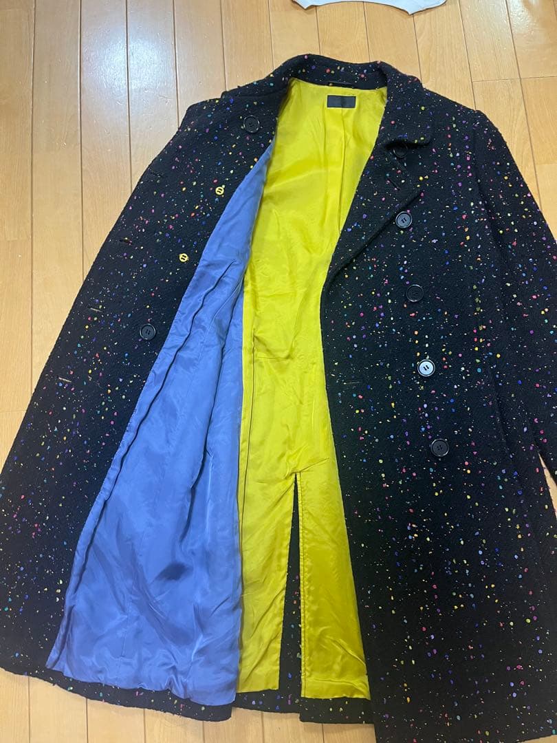 （極美品）Paul Smith BLACK ダブルブレスト チェスターコート