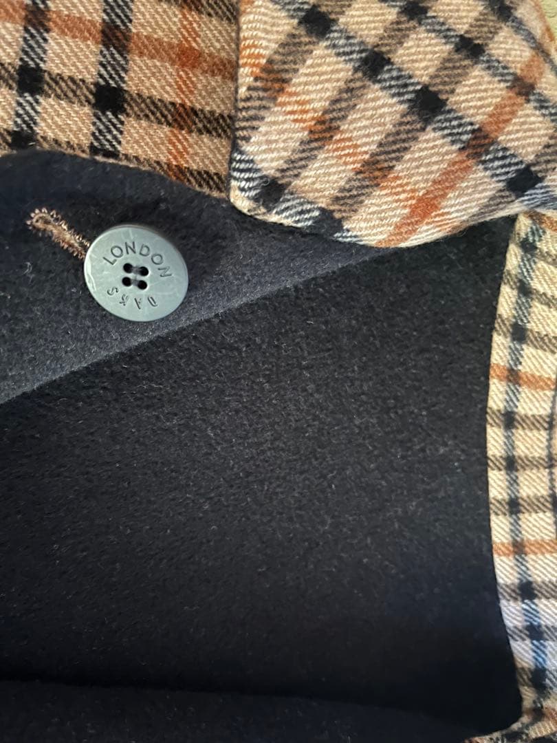 DAKSダックス⭐︎未使用⭐︎リバーシブルコート⭐︎ウール⭐︎11号