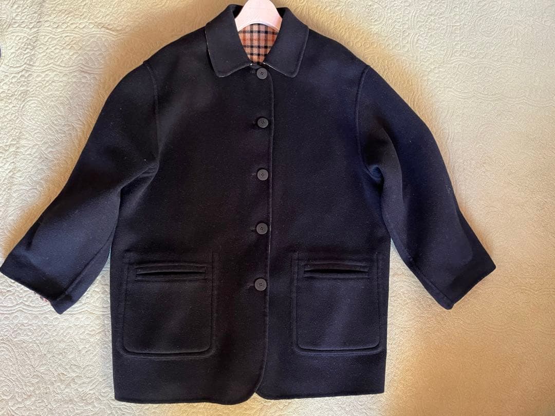 DAKSダックス⭐︎未使用⭐︎リバーシブルコート⭐︎ウール⭐︎11号