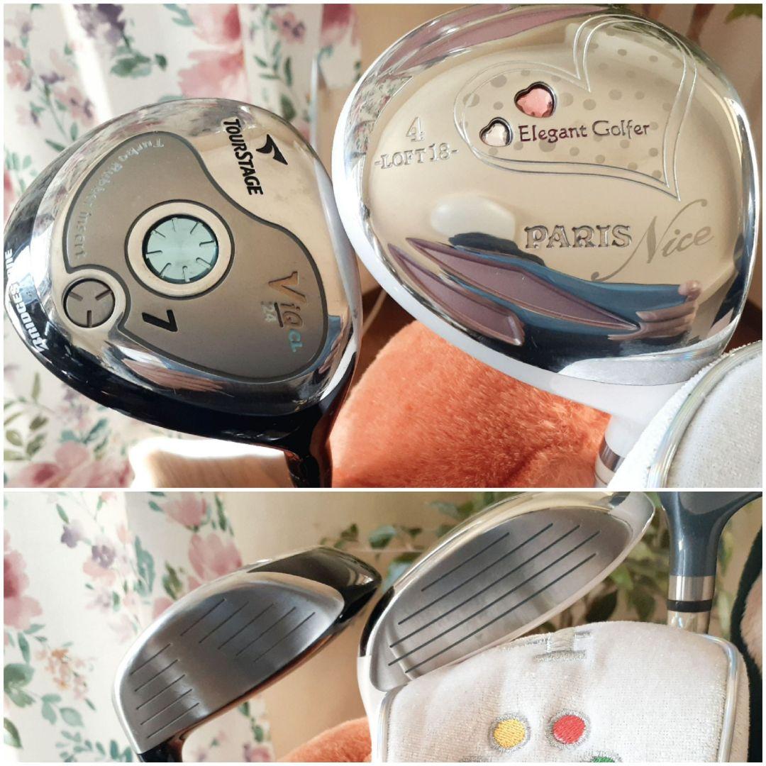 ツアーステージ 【グリップ交換済み】/ TearDrop 他 レディースセット