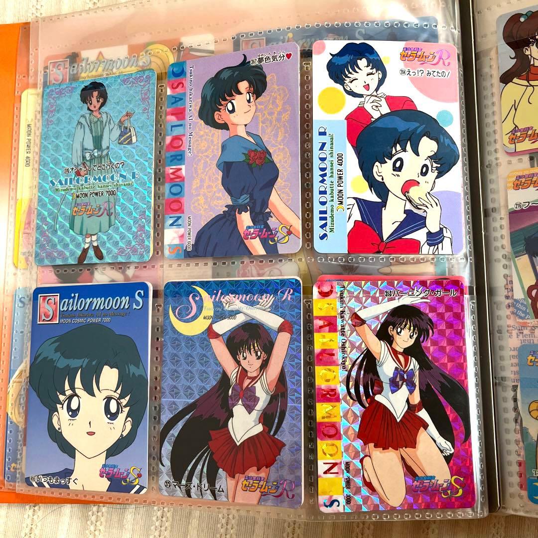 美少女戦士セーラームーン　カードダス　ファイル&カード106枚　まとめ売り