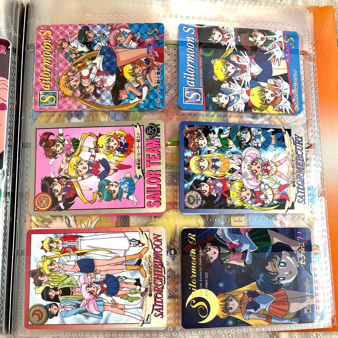 美少女戦士セーラームーン　カードダス　ファイル&カード106枚　まとめ売り