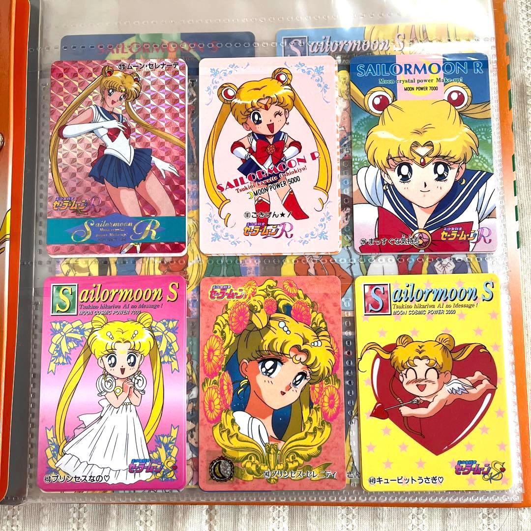 美少女戦士セーラームーン　カードダス　ファイル&カード106枚　まとめ売り