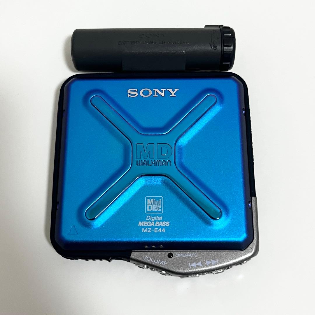 美品 稼動品 SONY ソニー MDウォークマン MZ-E44 MDプレーヤー