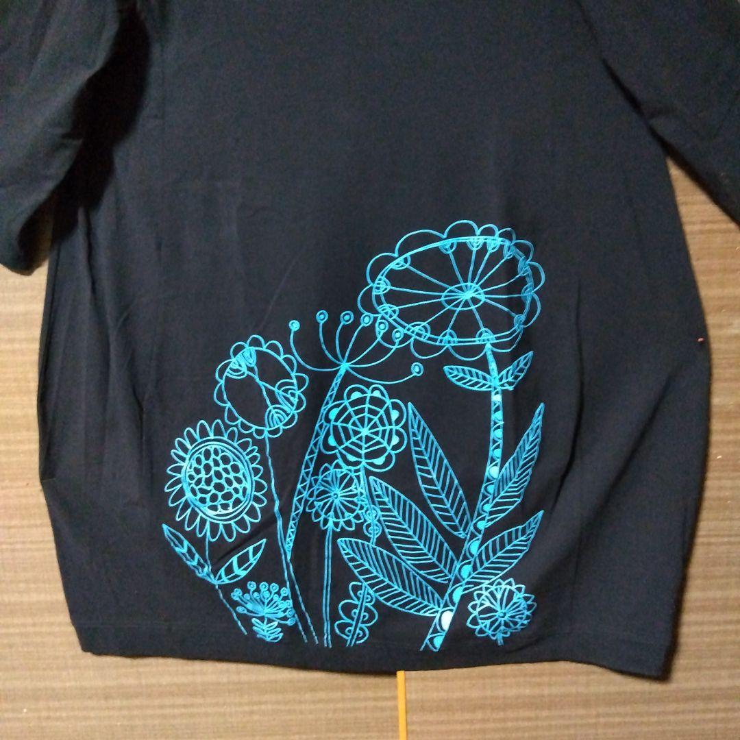 ♥新春赤字売り切り♥❣美品❣トクコ❣ チュール切り替え花柄チュニック