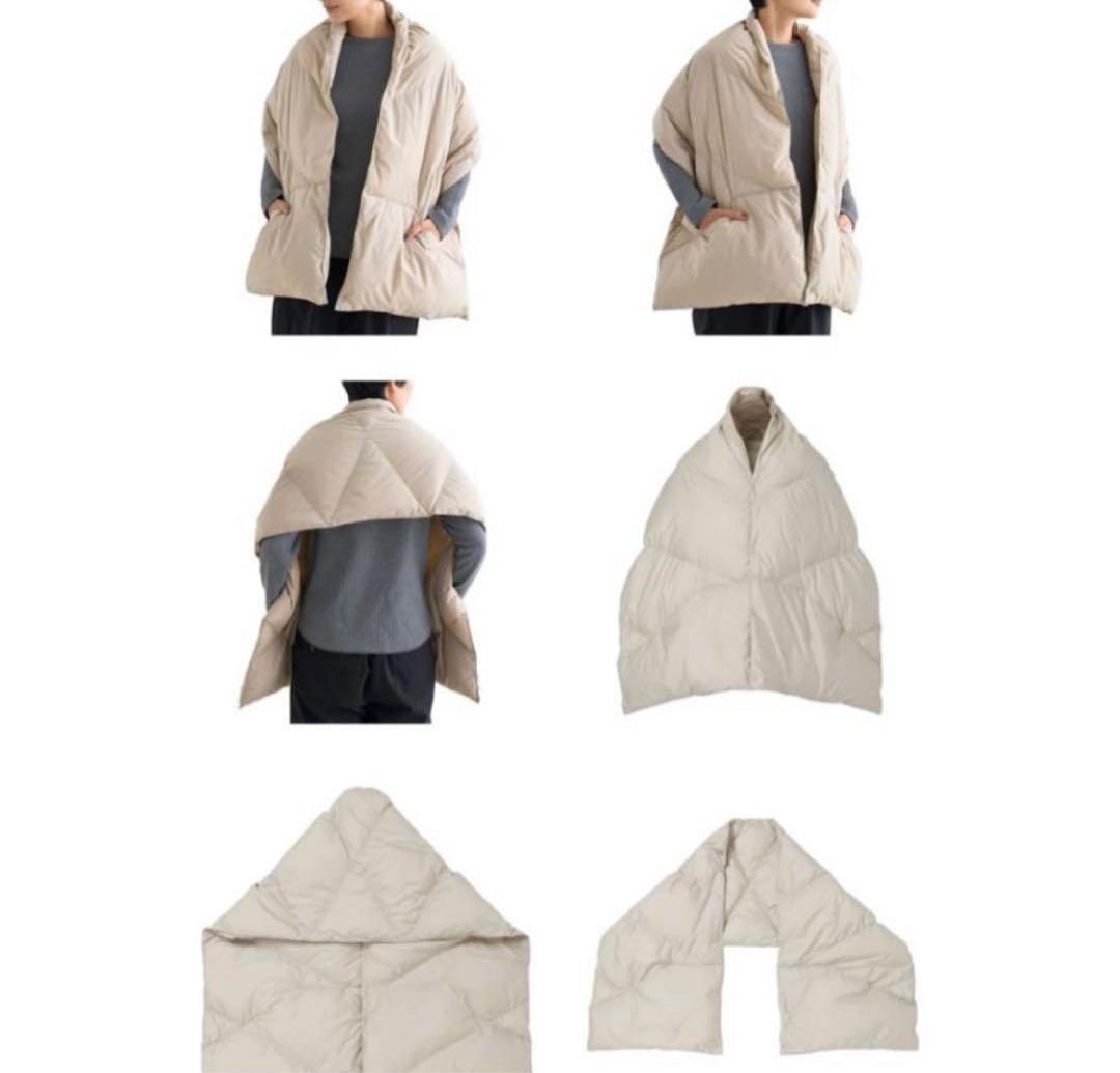 ナンガダウンポンチョマフラー