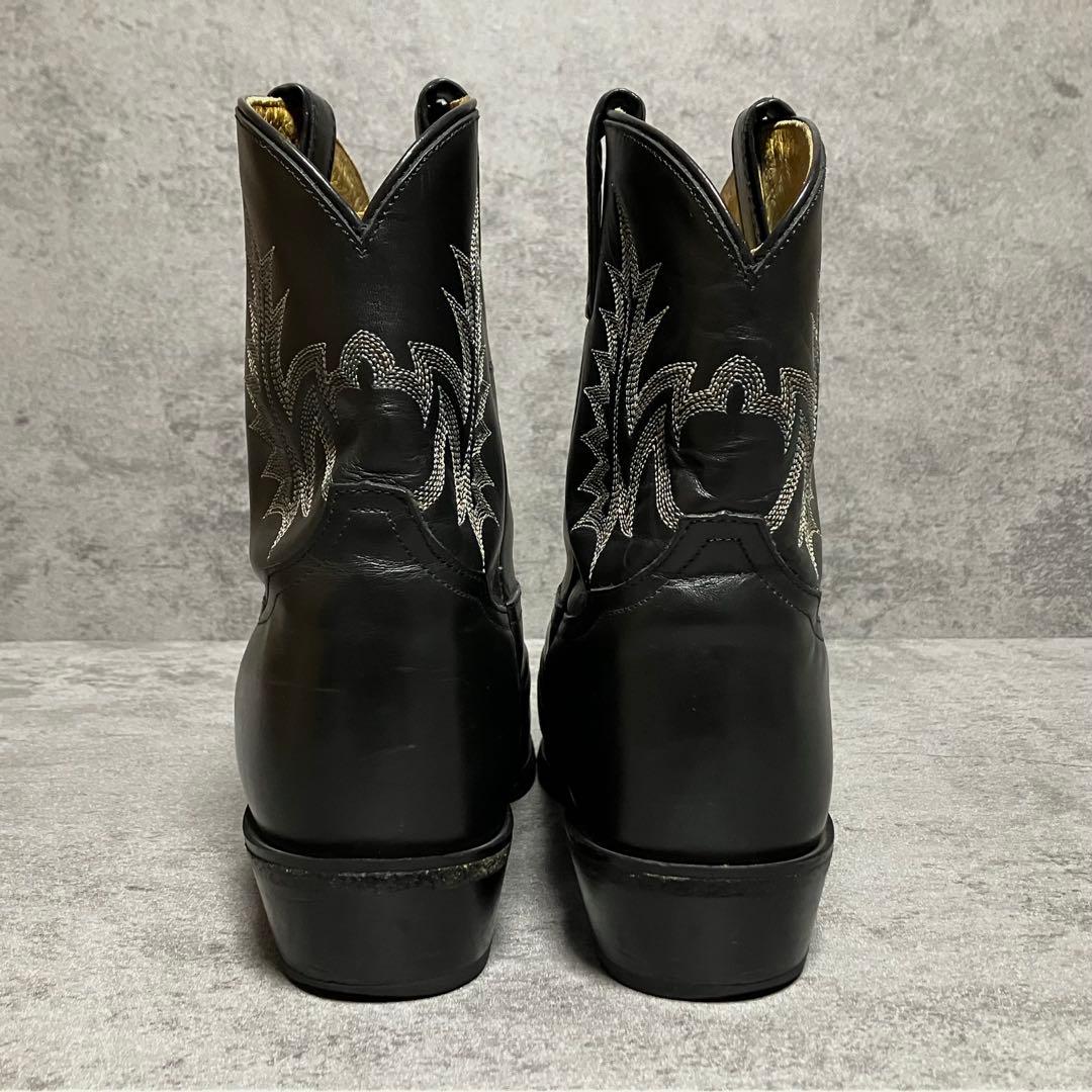 極美品　トニーラマ　ウエスタンブーツ　ショート丈　ブラック　メキシコ製　2115
