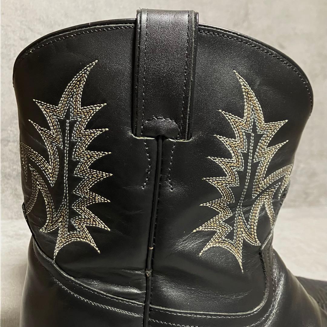 極美品　トニーラマ　ウエスタンブーツ　ショート丈　ブラック　メキシコ製　2115