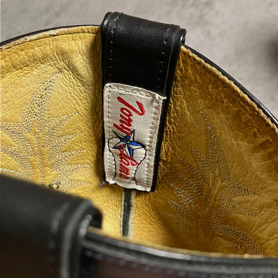 極美品　トニーラマ　ウエスタンブーツ　ショート丈　ブラック　メキシコ製　2115