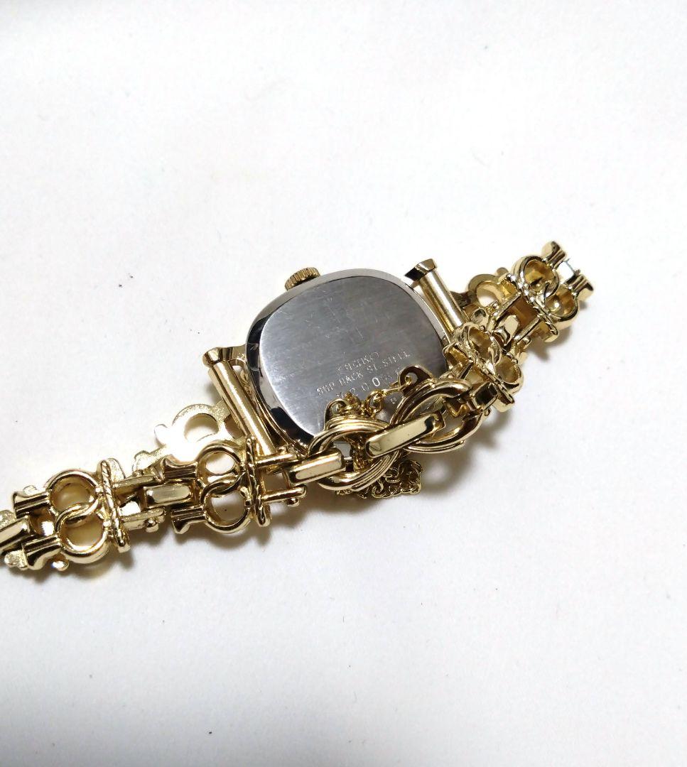 超希少　SEIKO　ソシエ　ブラック　変わりベゼル　稼働