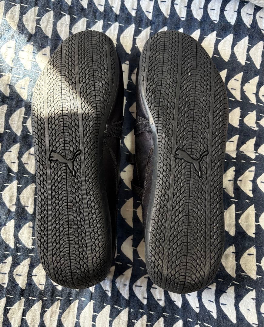 Puma スピードキャット バレエシューズ ブラックサテン