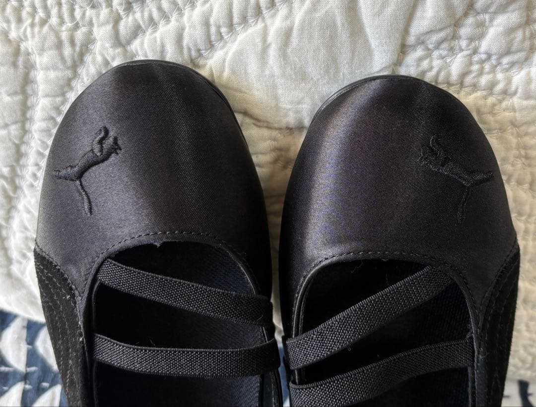 Puma スピードキャット バレエシューズ ブラックサテン