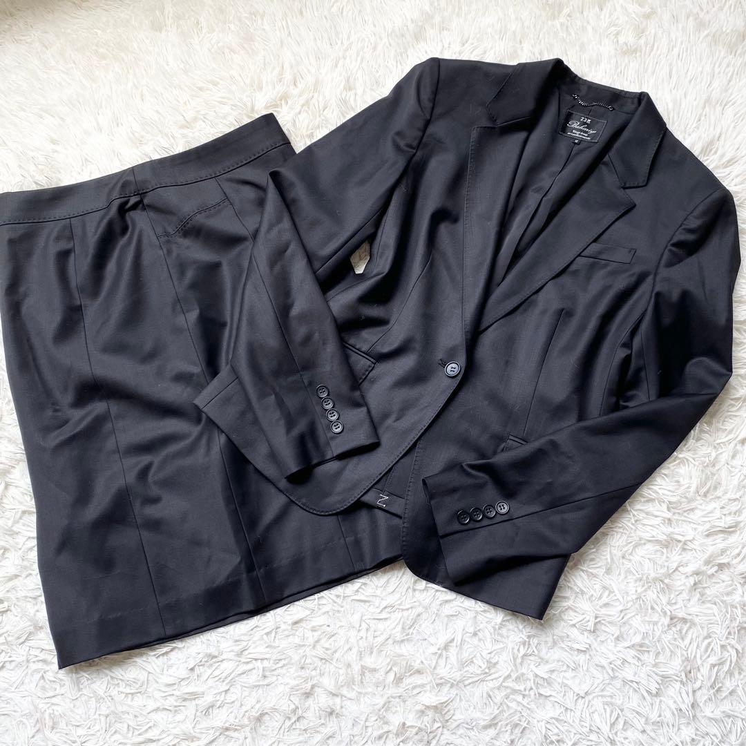 美品★23区★高級ウール素材★ジャケットスーツ★セットアップ★スカート★42