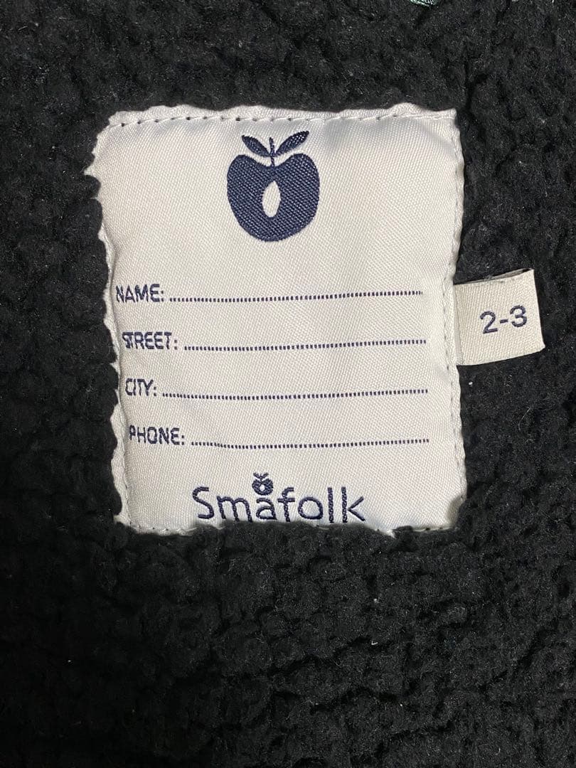 Smafolk トラクター柄 スキーウェア 2-3歳用