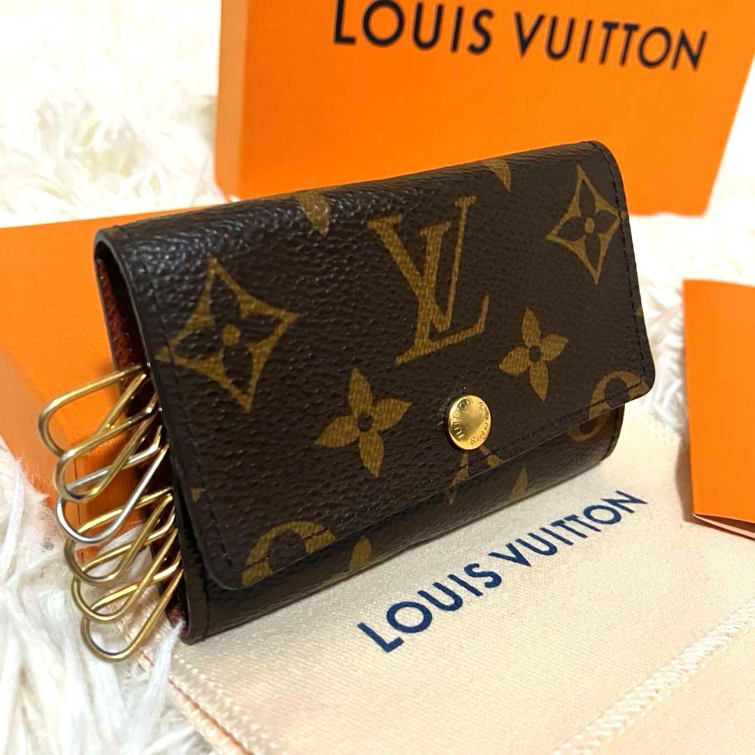 極美品＊ルイヴィトン 6連キーケース モノグラム 箱付き