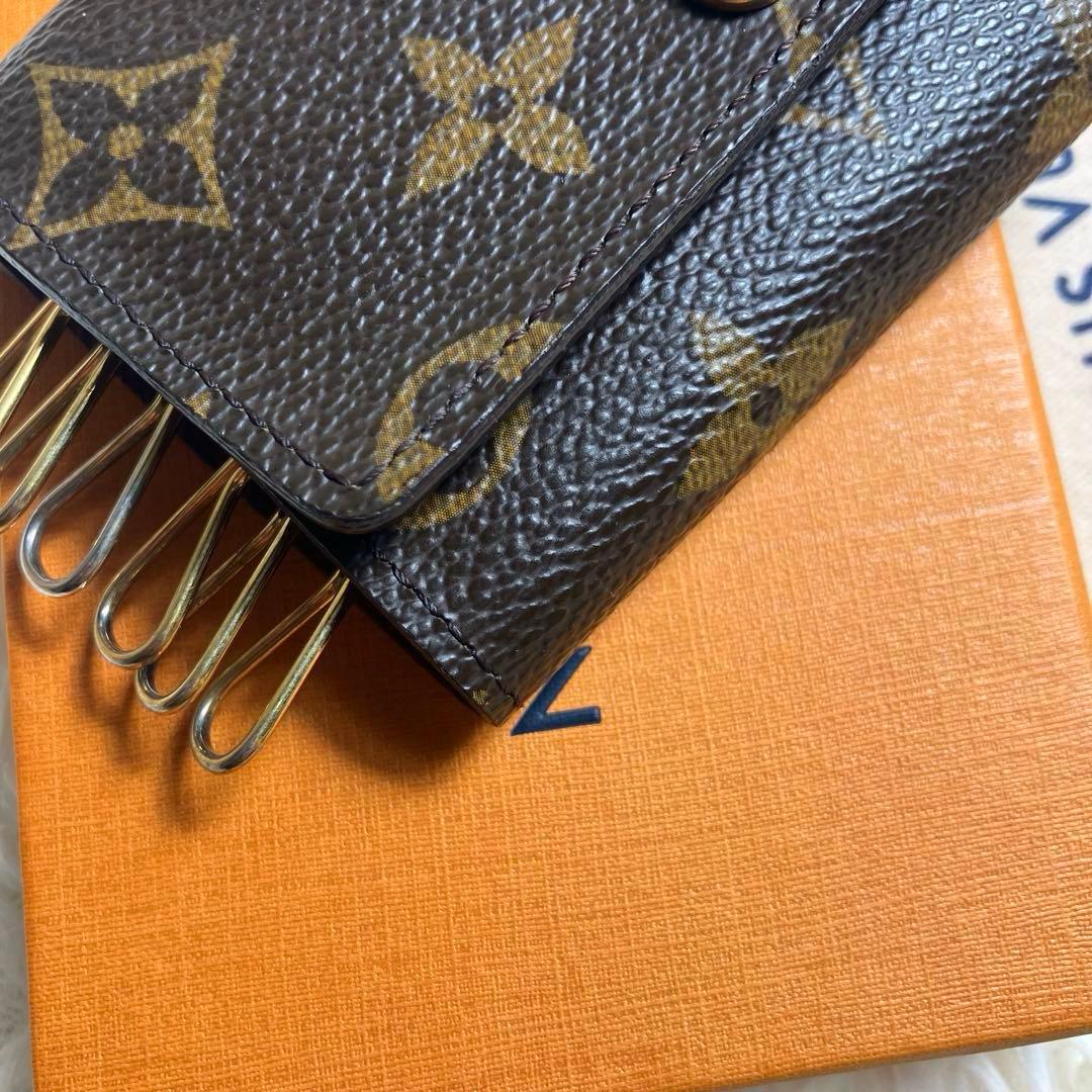 極美品＊ルイヴィトン 6連キーケース モノグラム 箱付き