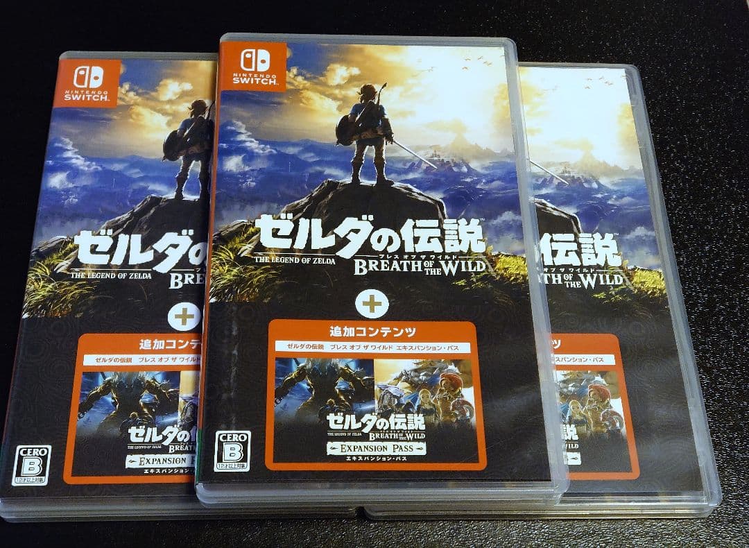 Switch ゼルダの伝説ブレスオブザワイルド＋エキスパンションパス×3