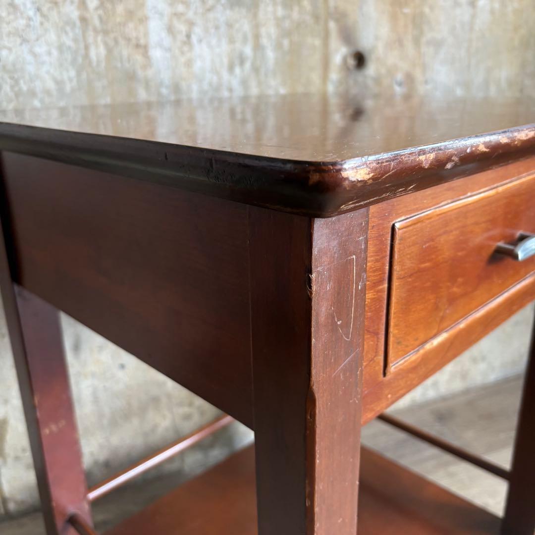 アメリカヴィンテージ US 米軍放出品　ナイトテーブル　サイドテーブル