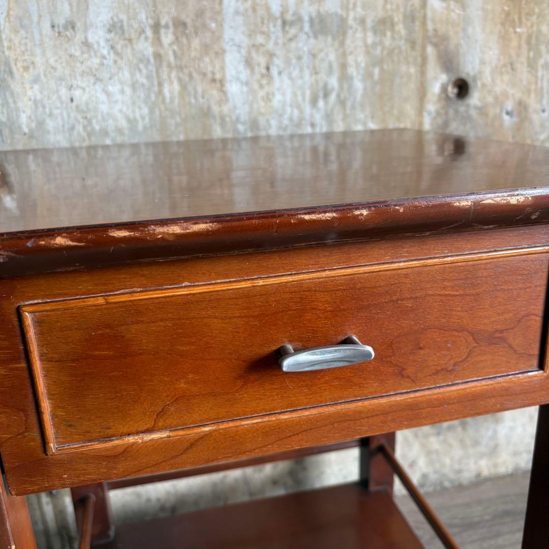 アメリカヴィンテージ US 米軍放出品　ナイトテーブル　サイドテーブル