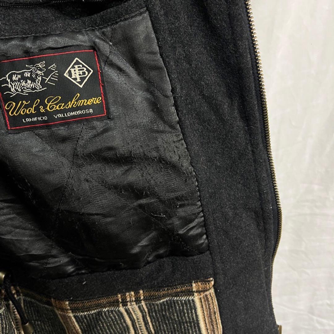 80s 90s lanificio vallombrosa カシミア混 コート