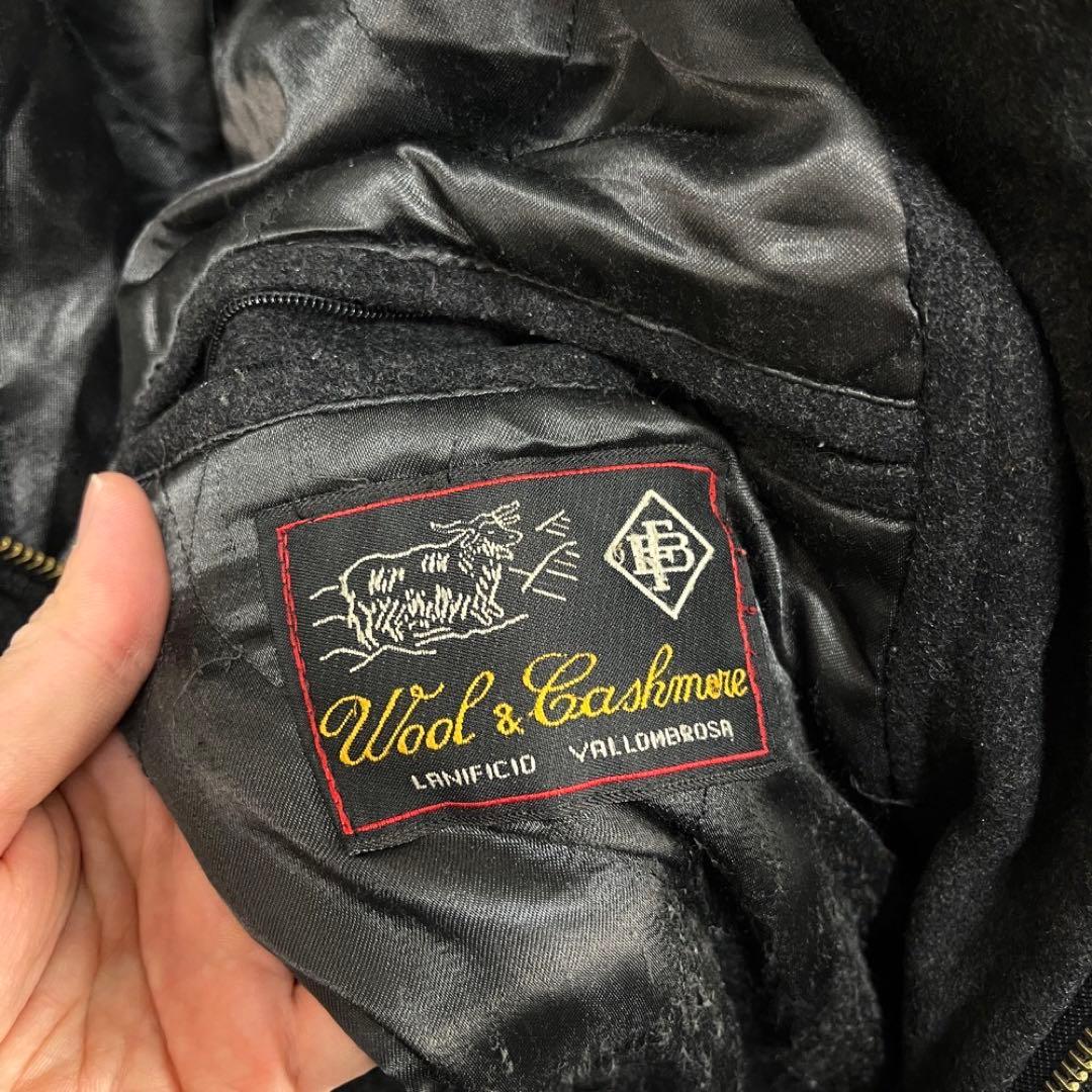 80s 90s lanificio vallombrosa カシミア混 コート