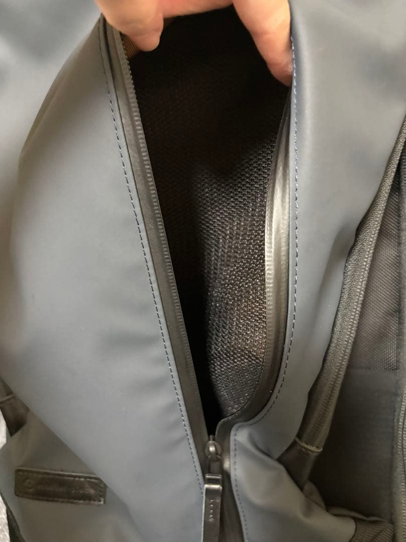 【さらに値下げ！1回使用】マスターピースslick バックパックL ネイビー袋付