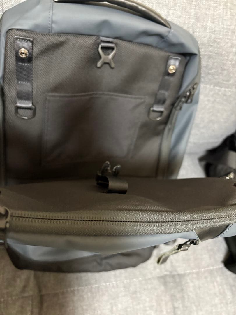 【さらに値下げ！1回使用】マスターピースslick バックパックL ネイビー袋付