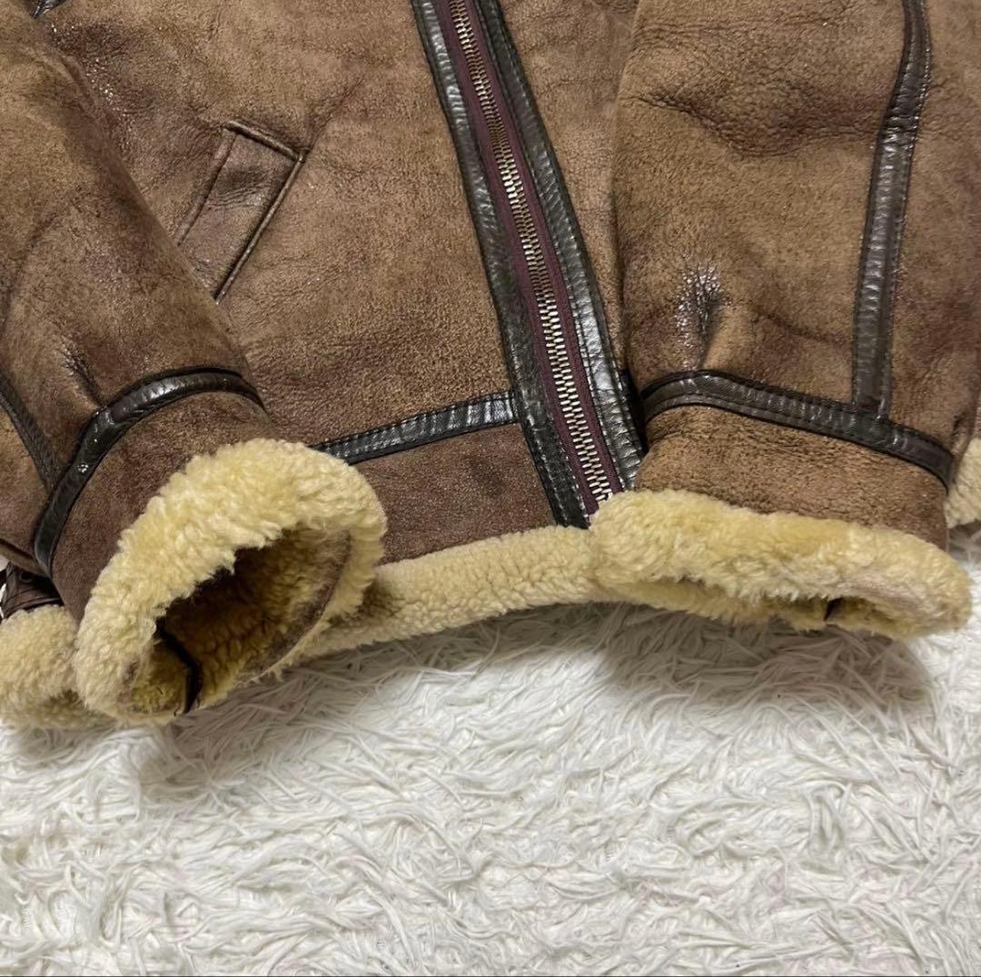 90s US SHEEPSKIN B-3 USA製 ムートン フライトジャケット