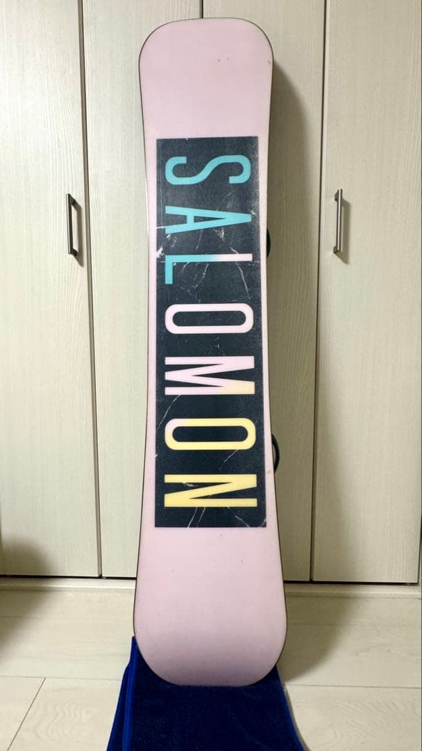 送料込み 美品 SALOMON スノーボードセット143cm Oh yeah