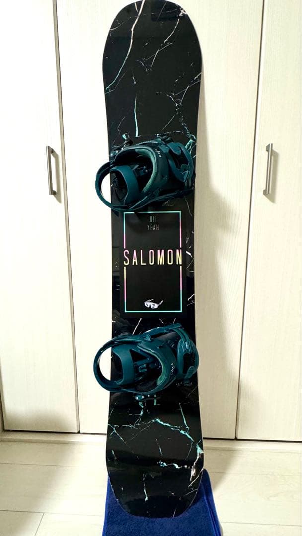 送料込み 美品 SALOMON スノーボードセット143cm Oh yeah