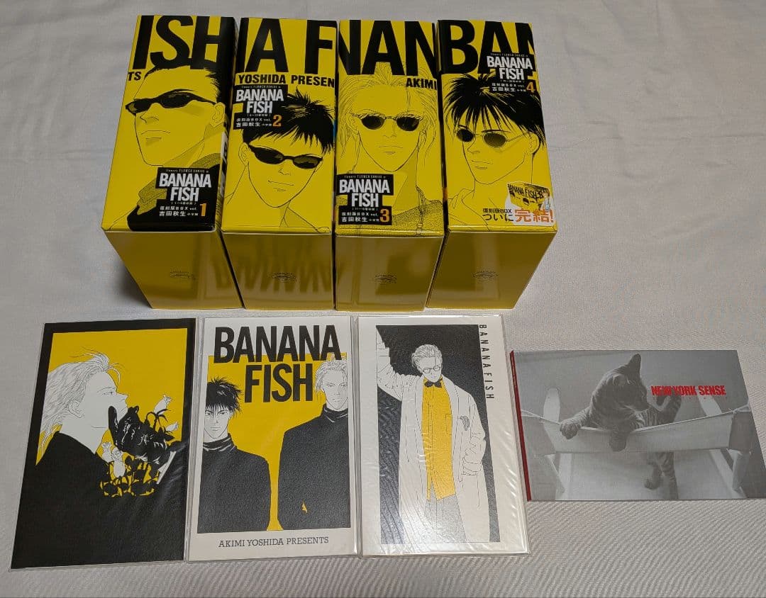 BANANAFISH バナナフィッシュ 復刻版BOX 特典付き イラスト集セット