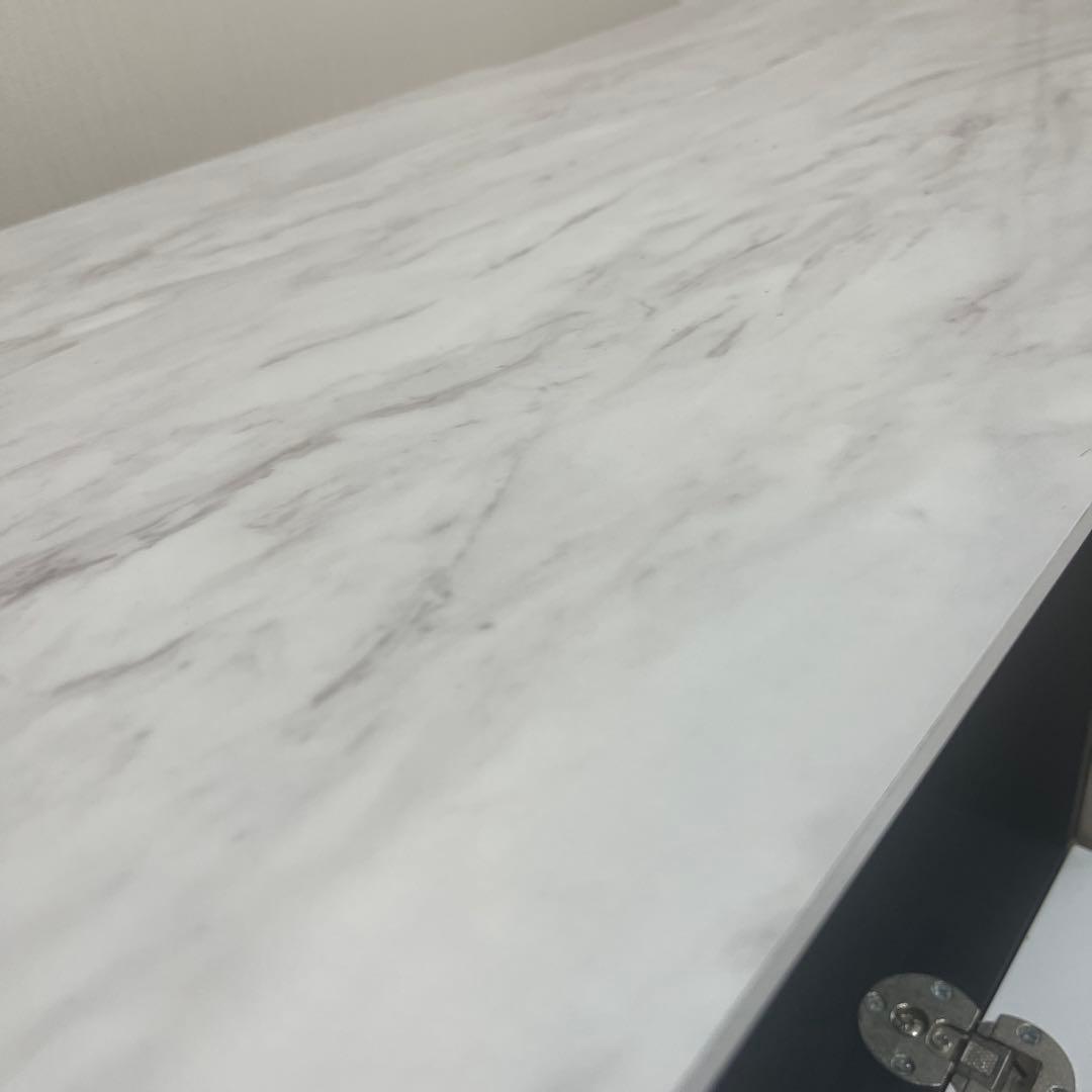 大理石調テレビボード