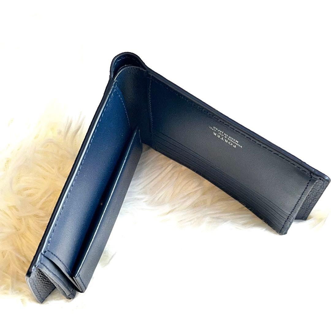 ✨新品未使用✨ポーター　エイブル　レザー　二つ折り財布　ユニセックス　ウォレット