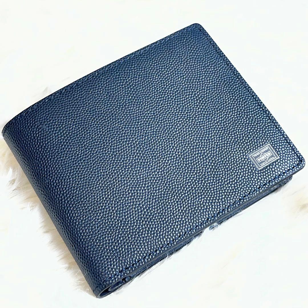 ✨新品未使用✨ポーター　エイブル　レザー　二つ折り財布　ユニセックス　ウォレット