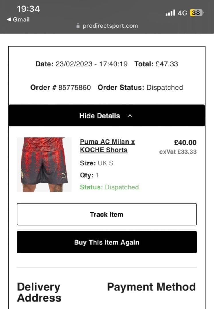 レ*ン様 ACミラン × Koche ユニフォーム 上下セット