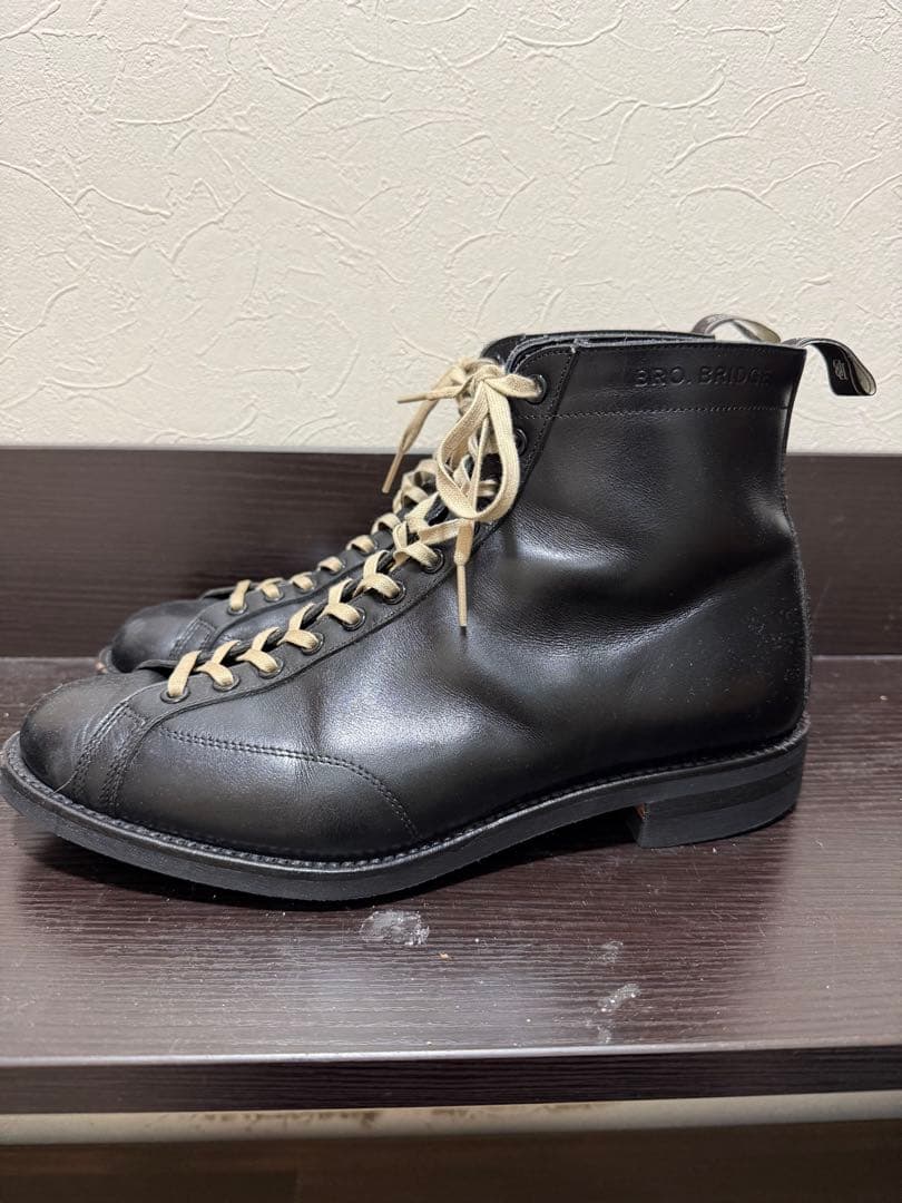 靴 BROTHER BRIDGE HENRY VINTAGE BLK/CALF