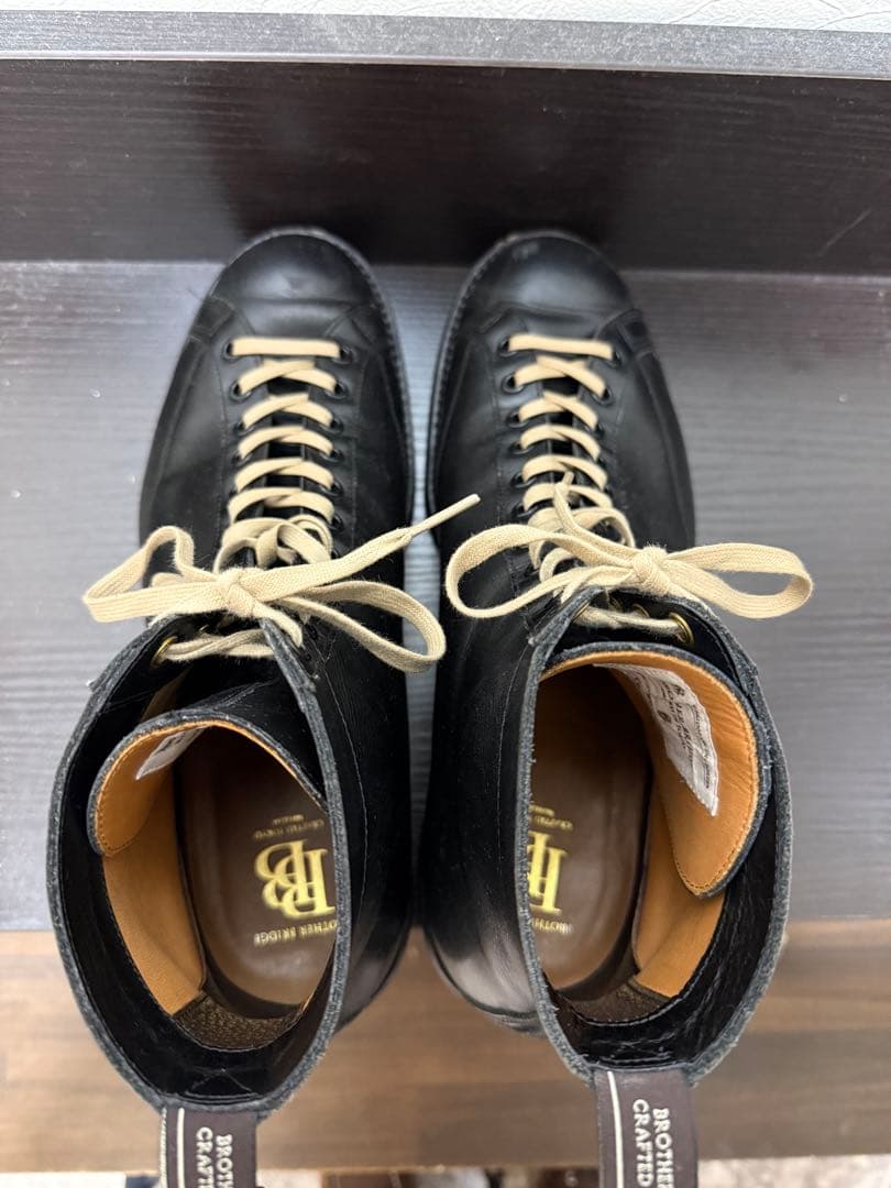 靴 BROTHER BRIDGE HENRY VINTAGE BLK/CALF