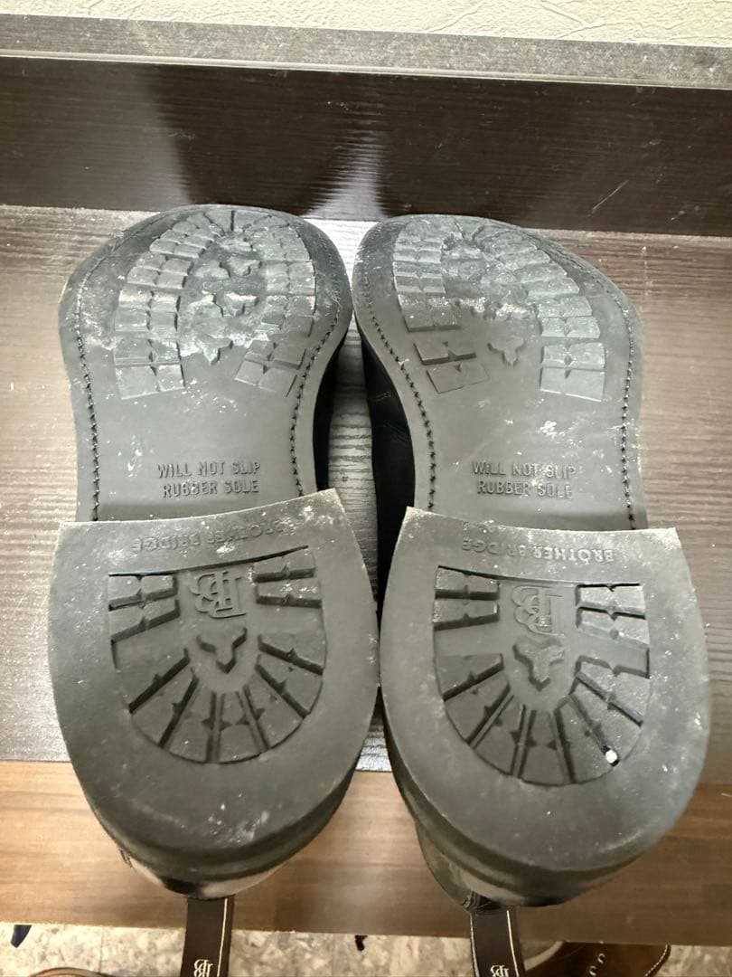 靴 BROTHER BRIDGE HENRY VINTAGE BLK/CALF