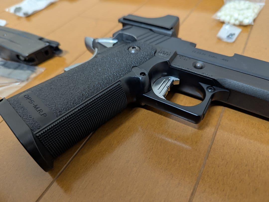 東京マルイ ガスブローバック ハイキャパD.O.R ドットサイト付　付属品あり