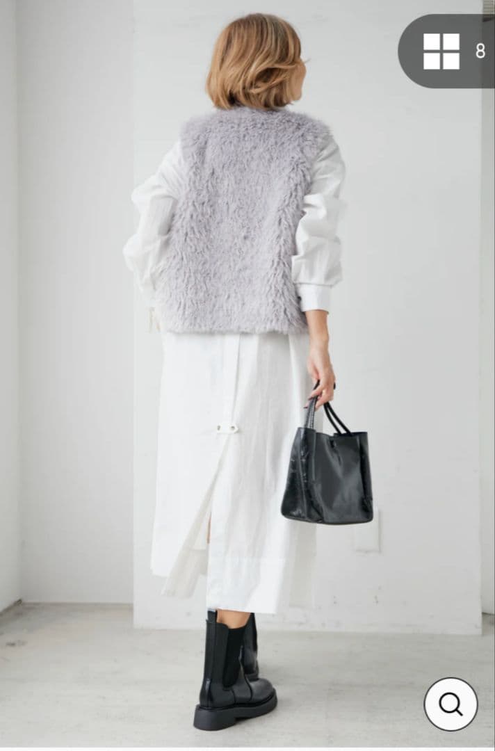 【新品】PLUSOTO.HA チベットラムエコファーベスト