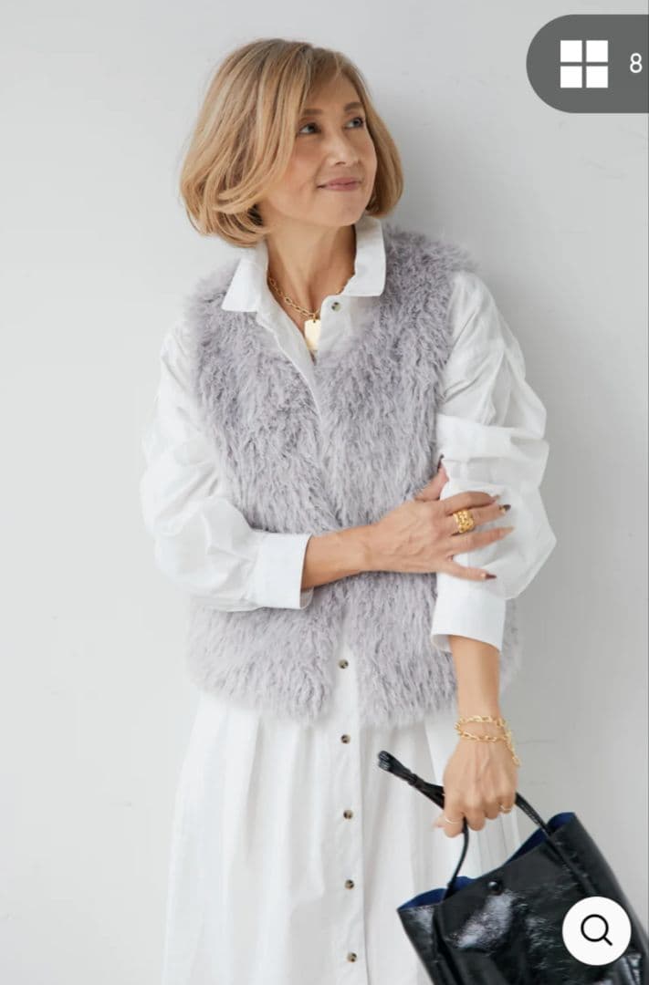 【新品】PLUSOTO.HA チベットラムエコファーベスト