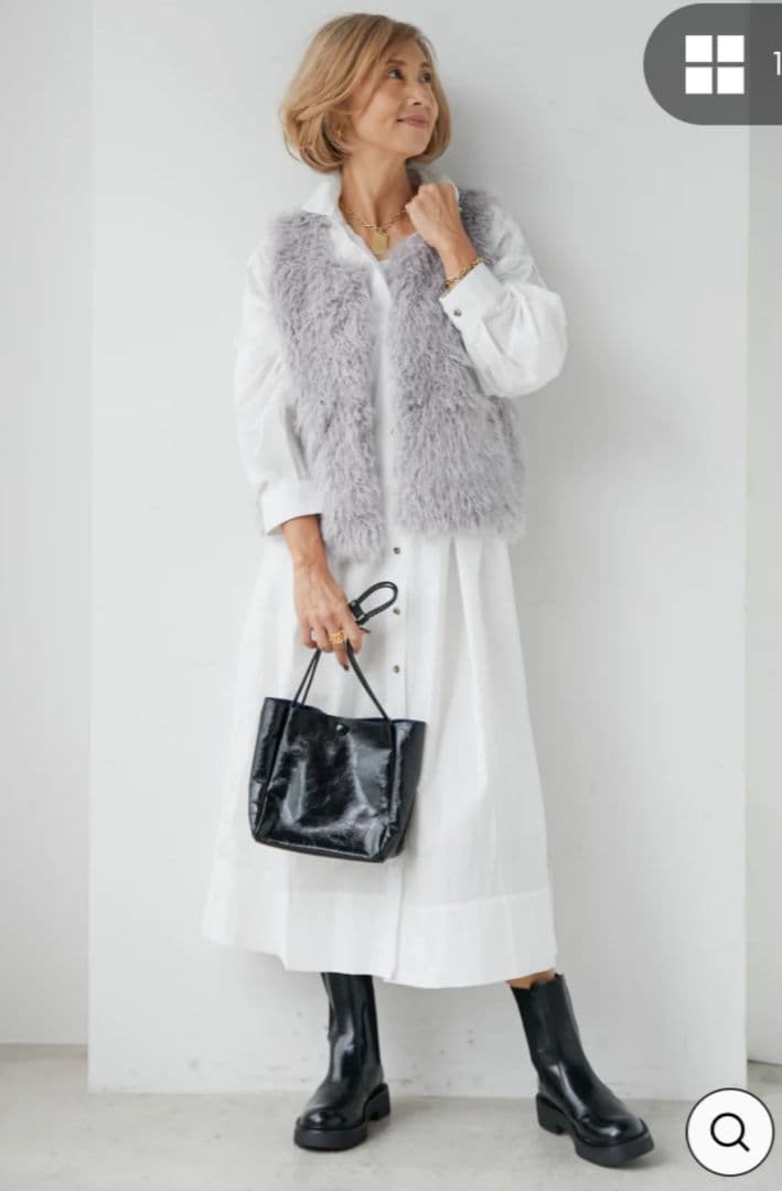 【新品】PLUSOTO.HA チベットラムエコファーベスト