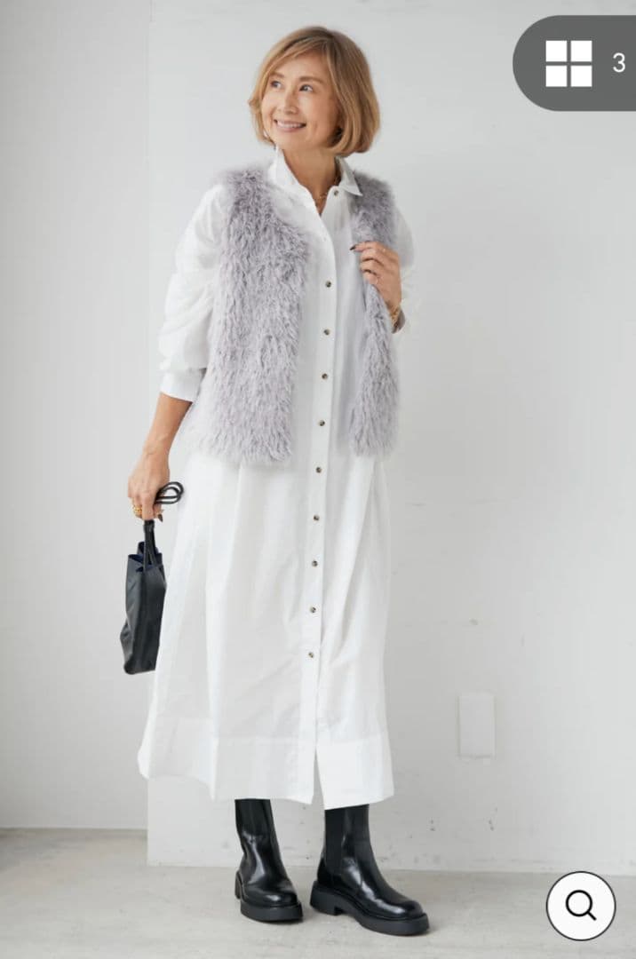 【新品】PLUSOTO.HA チベットラムエコファーベスト