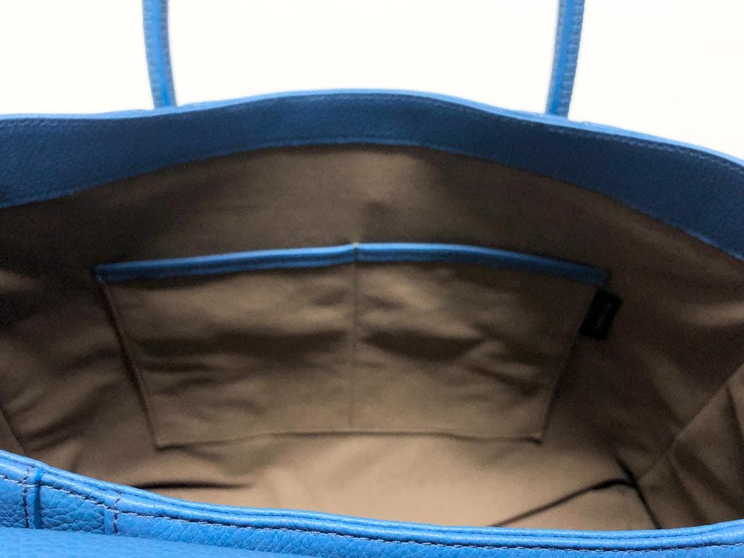 ○★新品未使用　PELLE MORBIDA　フラップボストンバッグ　サックス